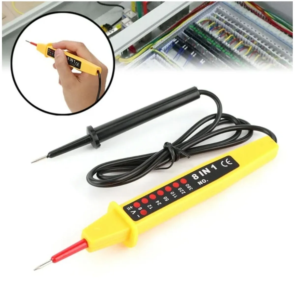 GENERICO - Tester Proba D Voltaje 3 En 1 Ac/dc Para Electrónica Técnico