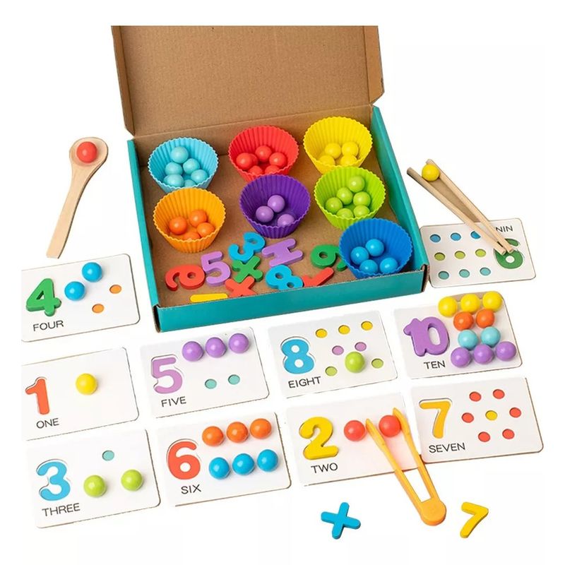 GENERICO - Cuenta Conteo Juguete Montessori Material Didáctico