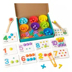 GENERICO - Cuenta Conteo Juguete Montessori Material Didáctico