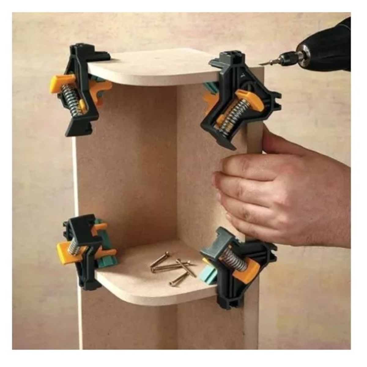 ESHOPANGIE - Abrazadera Clip Rápido De Fijación 90 Grados Ángulo Recto