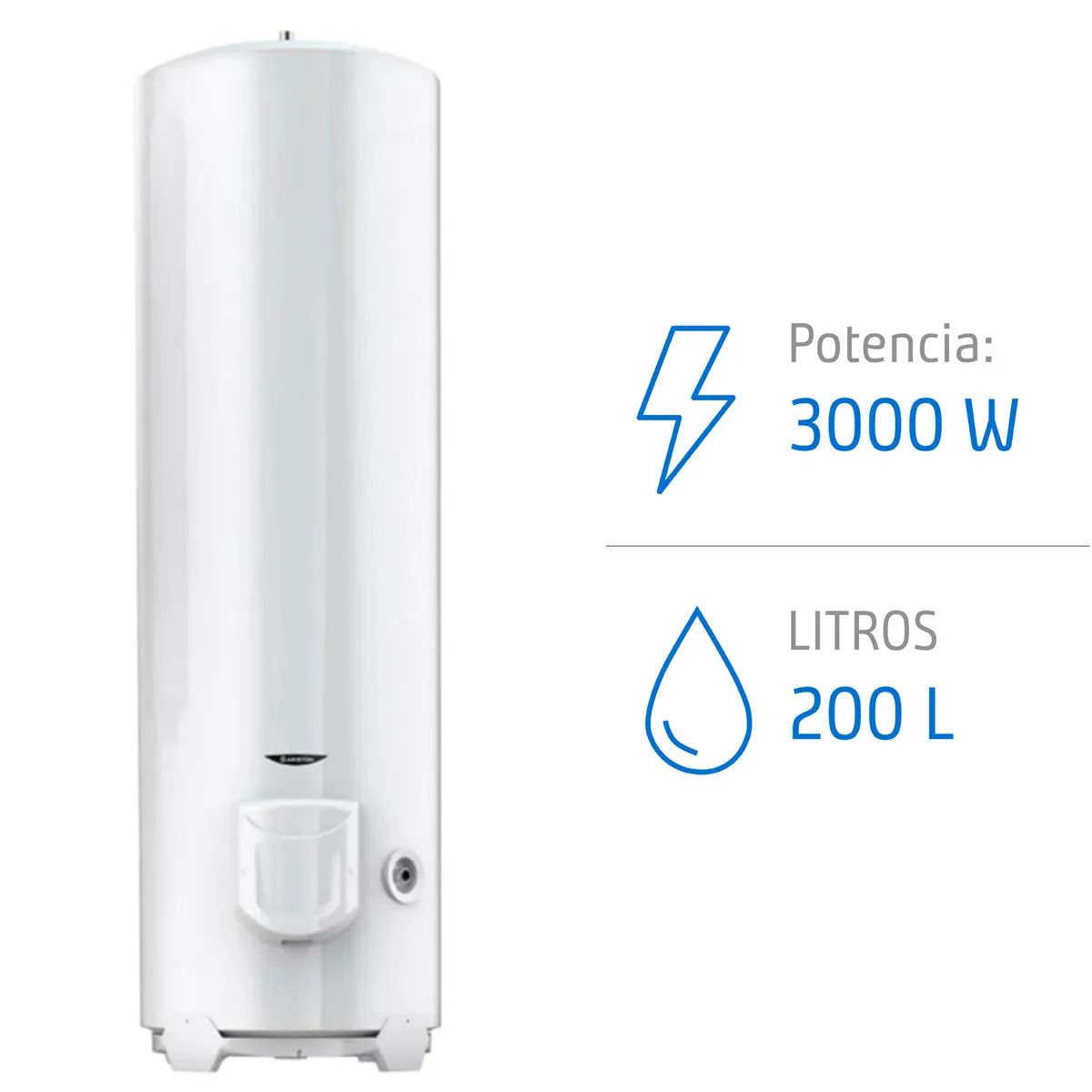 ARISTON - Termo Eléctrico Ari Stab 200 Litros 3000w Piso - Vertical ARISTON