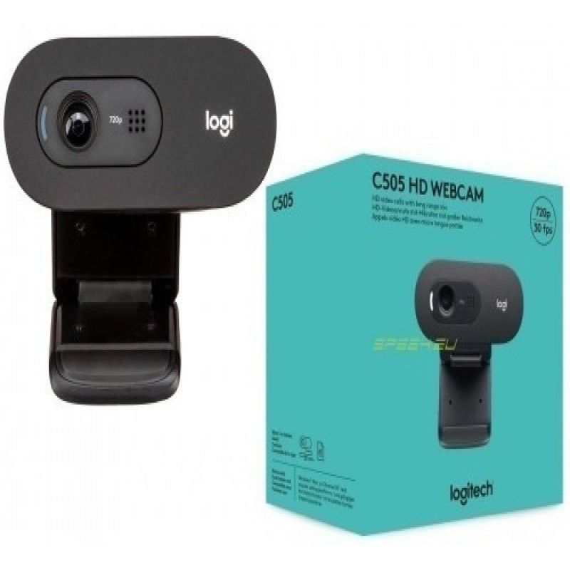 GENERICO - Camara Web  Webcam Hd Logitech C505 Color Negro