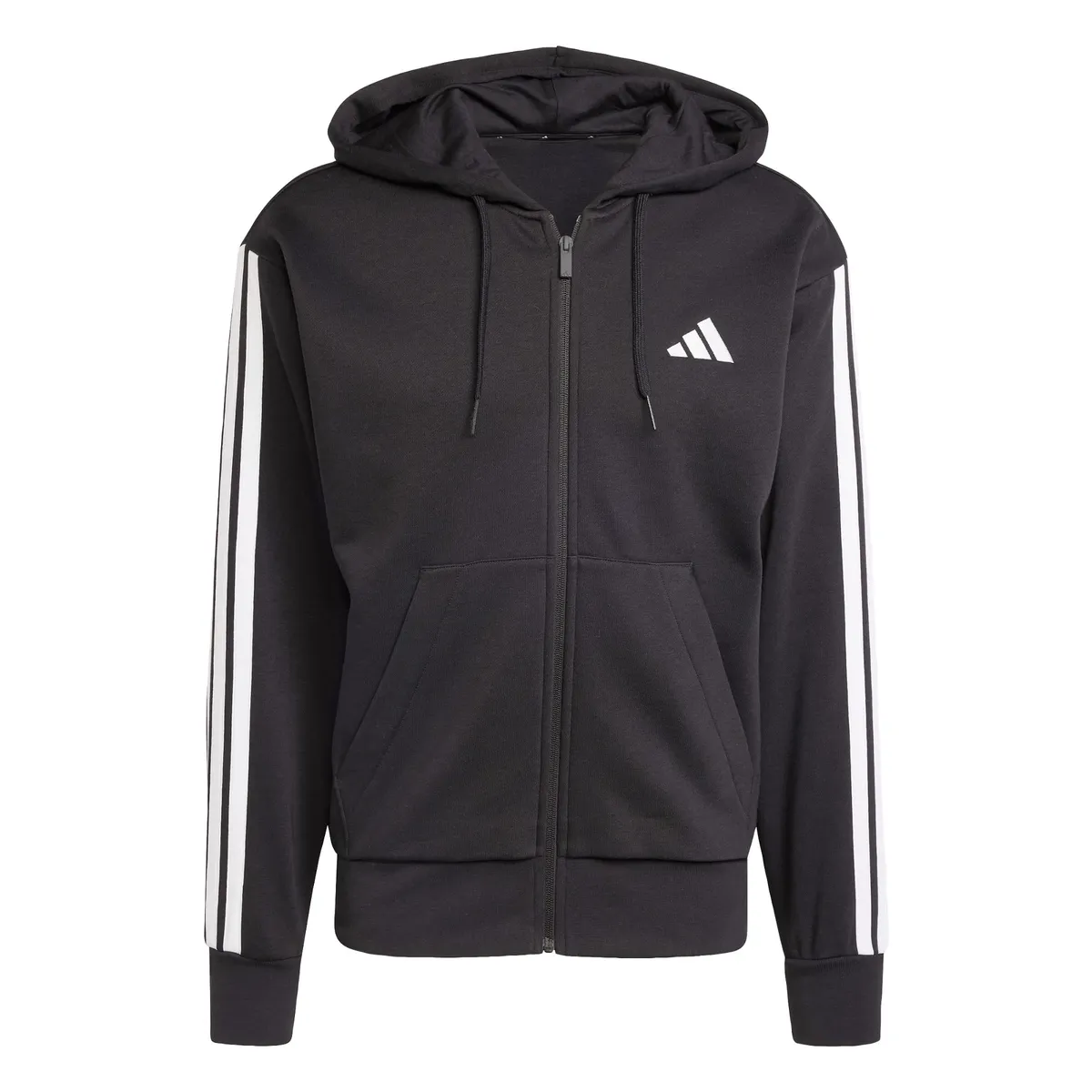 ADIDAS - Polerón con Capucha Essentials Fleece 3 Tiras
