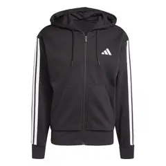 ADIDAS - Polerón con Capucha Essentials Fleece 3 Tiras