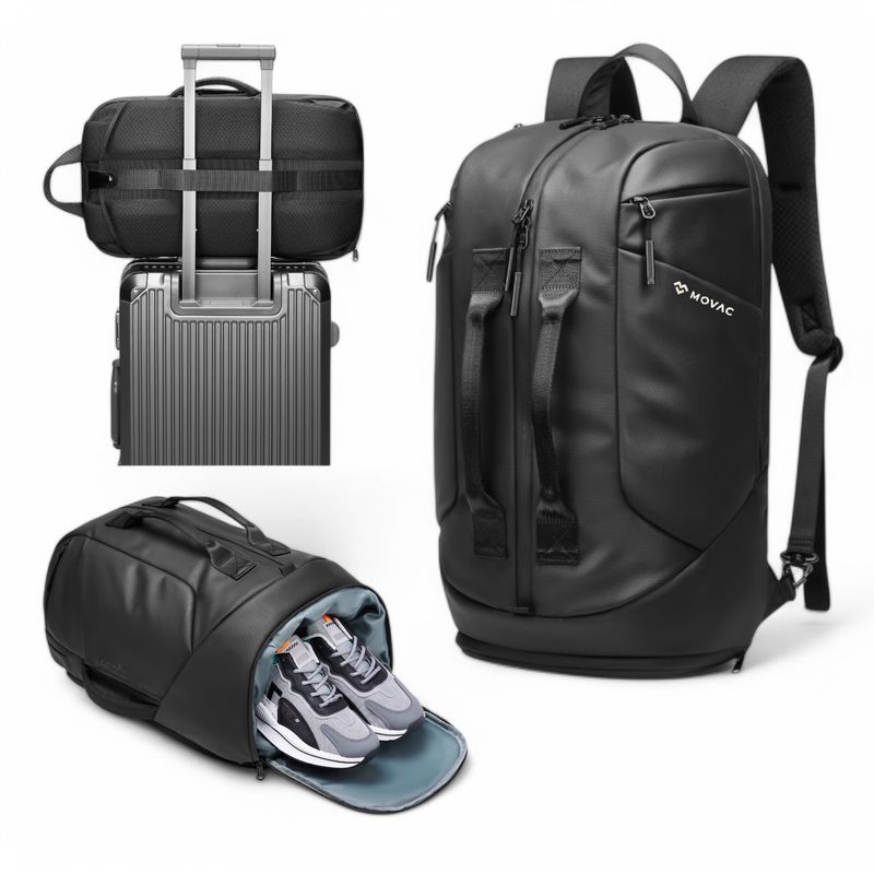 MV MOVAC - Mochila Bolso Movac Dynamic 35l Gym Oficina Y Viaje Multifuncional