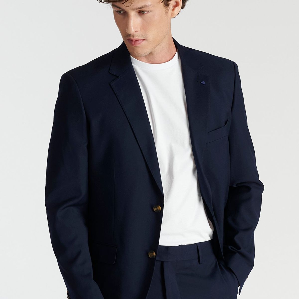 NEW MAN - Blazer Calamo Business Azul Newman