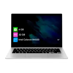 SAMSUNG - Notebook Chromebook Celeron 4GB 32GB Chrome OS 14