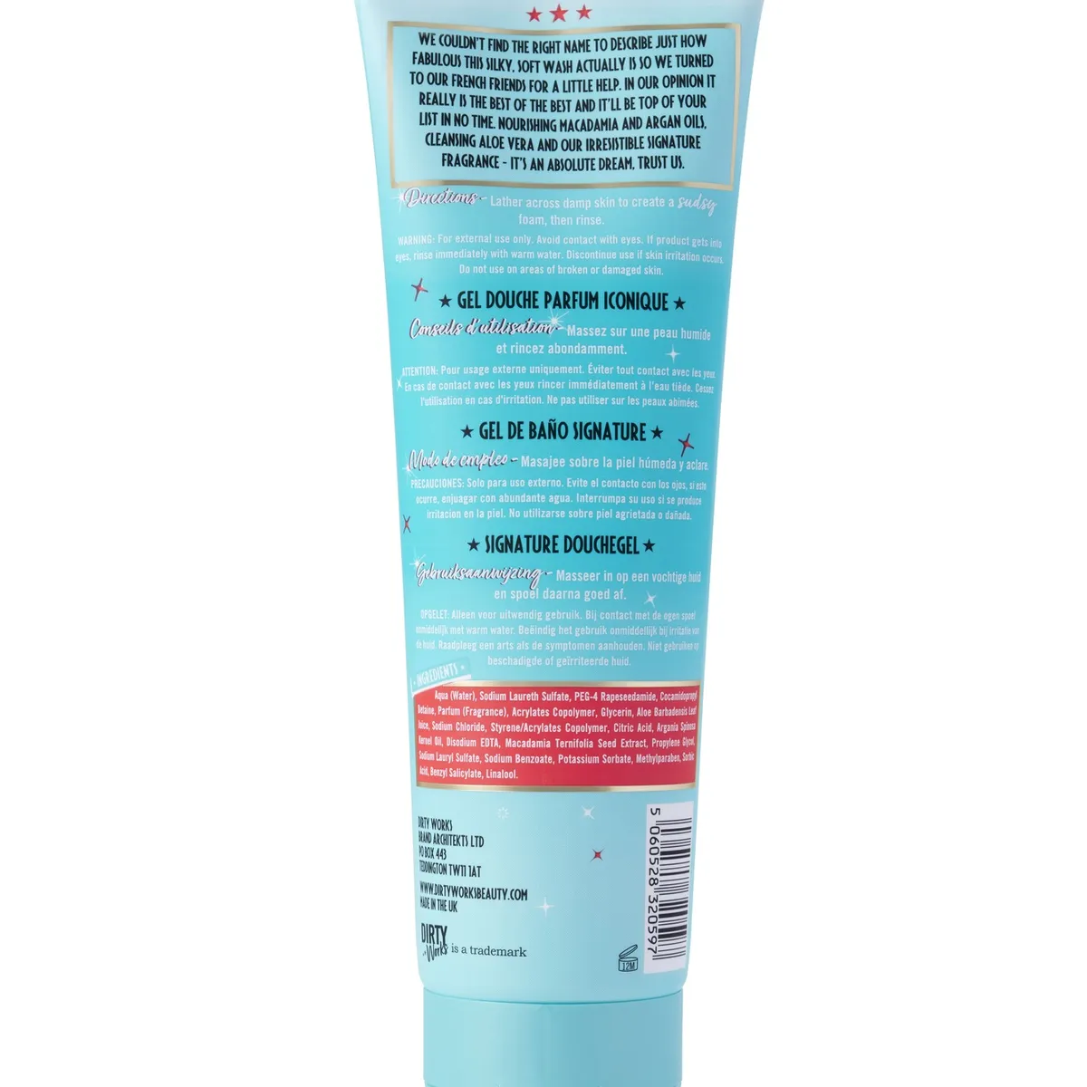 DIRTY WORKS - Gel de Baño Crème de la Crème 280 ml