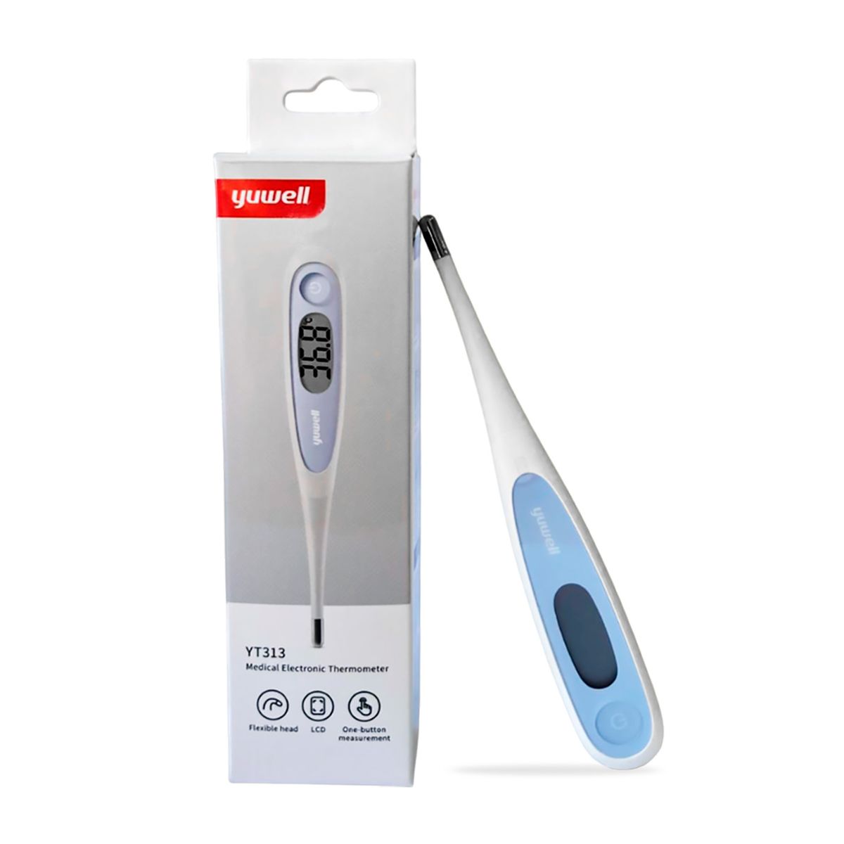 YUWELL - Termómetro Digital Yuwell YT-313 Punta Flexible