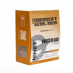 NINE9 BRANDS - Barras de Proteina Whey NINE9 Bar Salted Caramel - 16 unidades