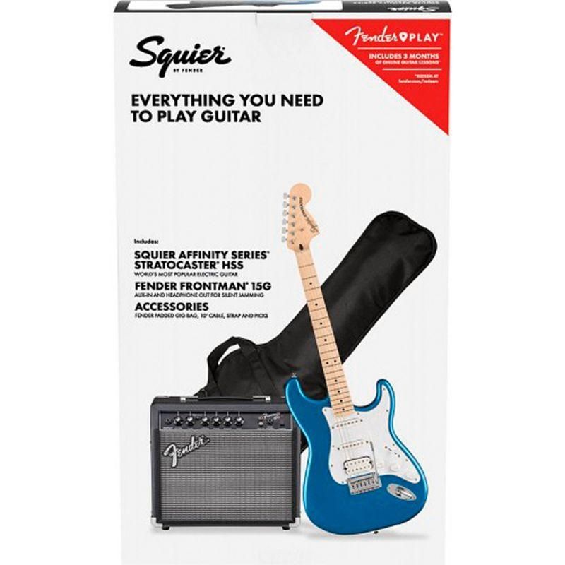SQUIER - Pack Guitarra Eléctrica Squier Affinity Stratocaster - Azul