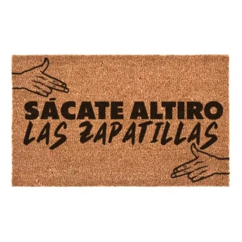 MUNDO MAGIA - Limpiapiés Choapino Sácate Altiro Las Zapatillas 45x75cm