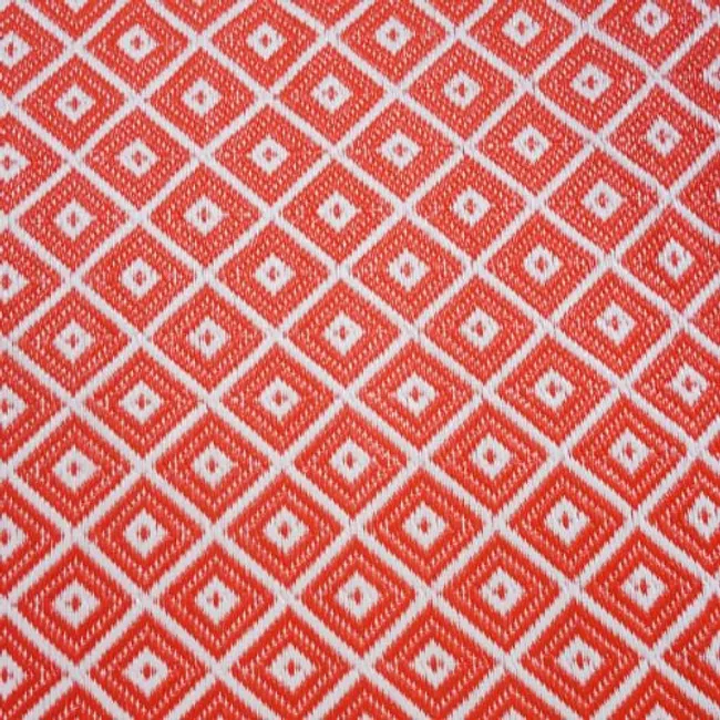 TREETOP - Alfombra de exterior de 1.5 x 2.4 m color naranja