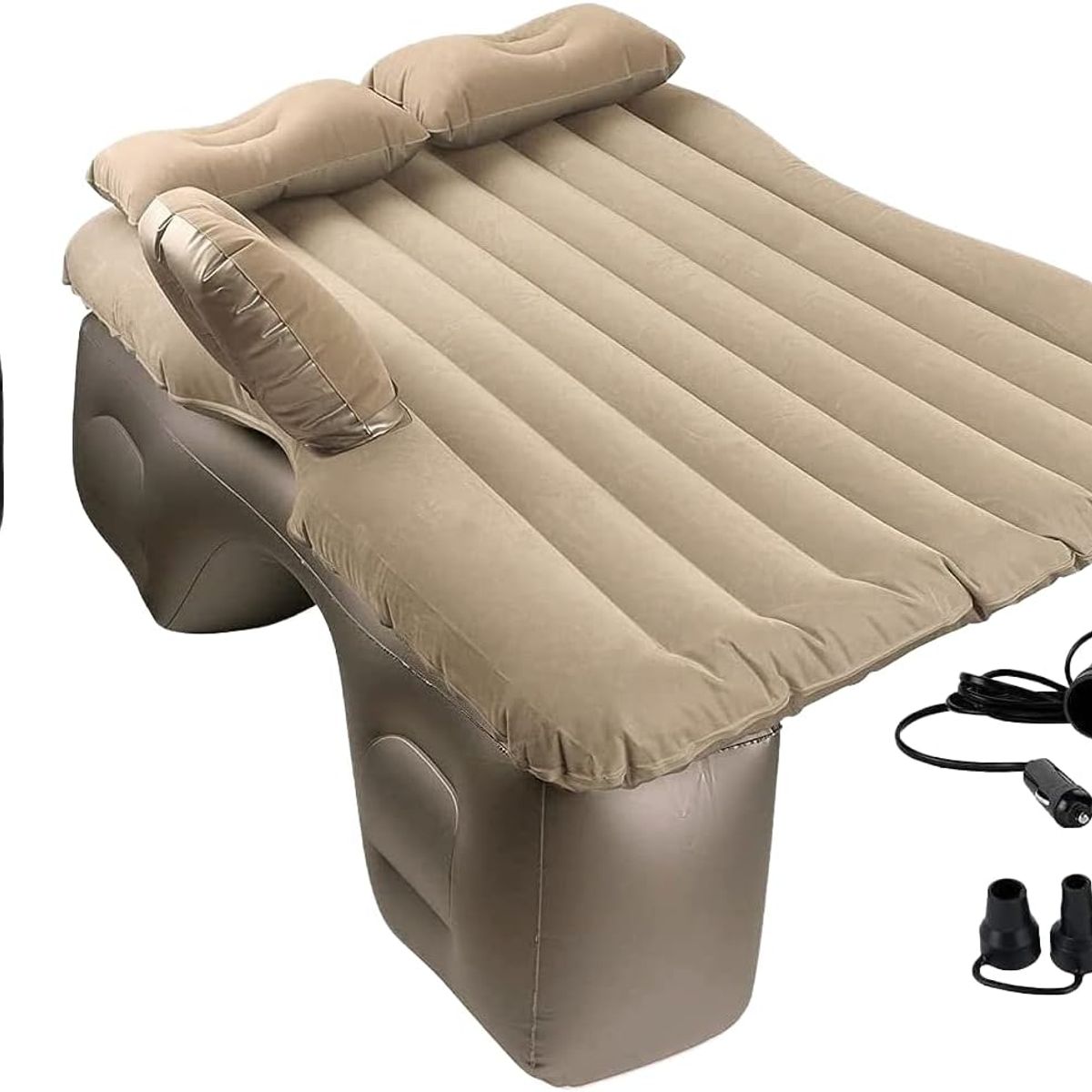 GENERICO - Colchón Inflable Para Auto Con 2 Almohadas Camping