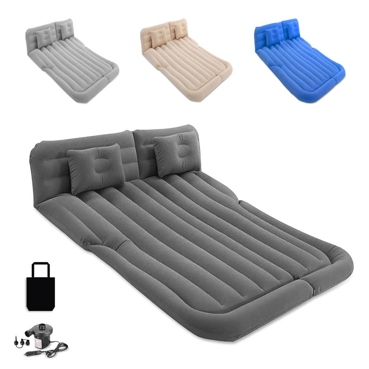 GENERICO - Colchón Inflable De Auto Para CampingViajes