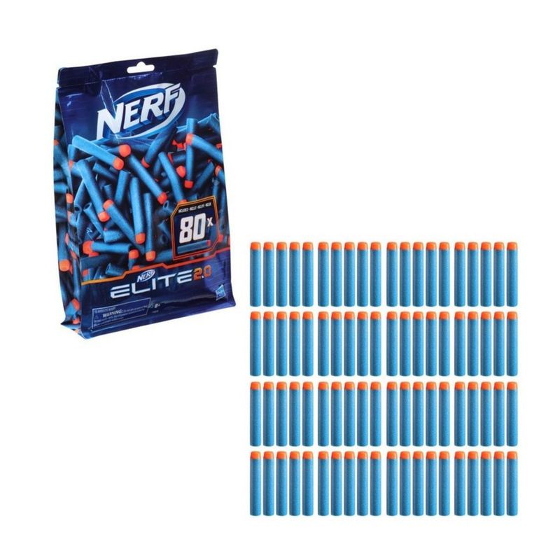 HASBRO - Nerf Elite 20 Repuesto 80 dardos