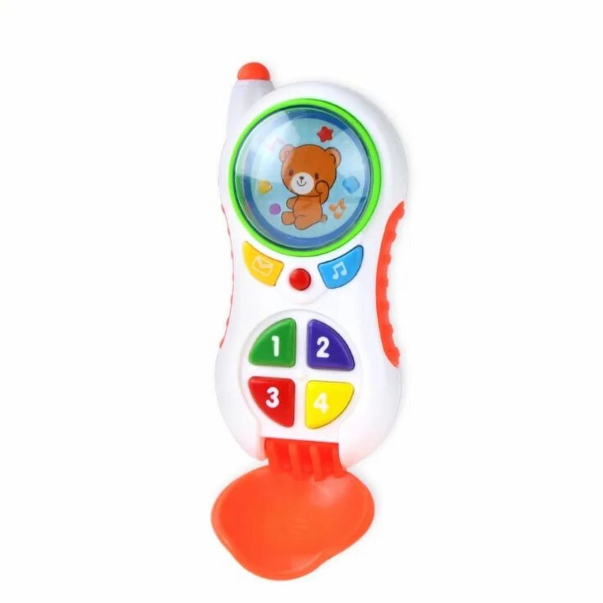 GENERICO - Teléfono Celular Musical Interactivo Sonido Luces Para Bebe