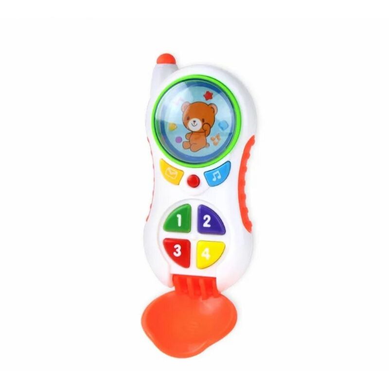 GENERICO - Teléfono Celular Musical Interactivo Sonido Luces Para Bebe