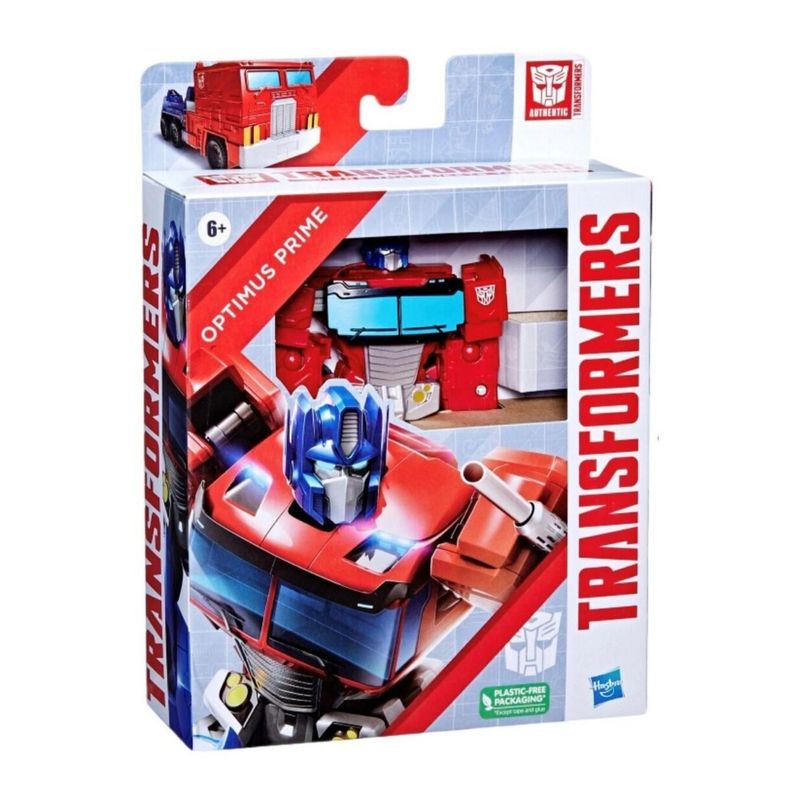 HASBRO - Transformers Authentics Bravo Optimus Prime 4 Pasos