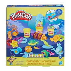 PLAY DOH - Set De Herramientas Amigos del Mar