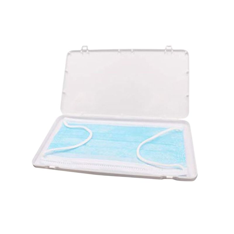 GENERICO - Porta Mascarillas Antibacterial Rectangulares Mediana 19cm
