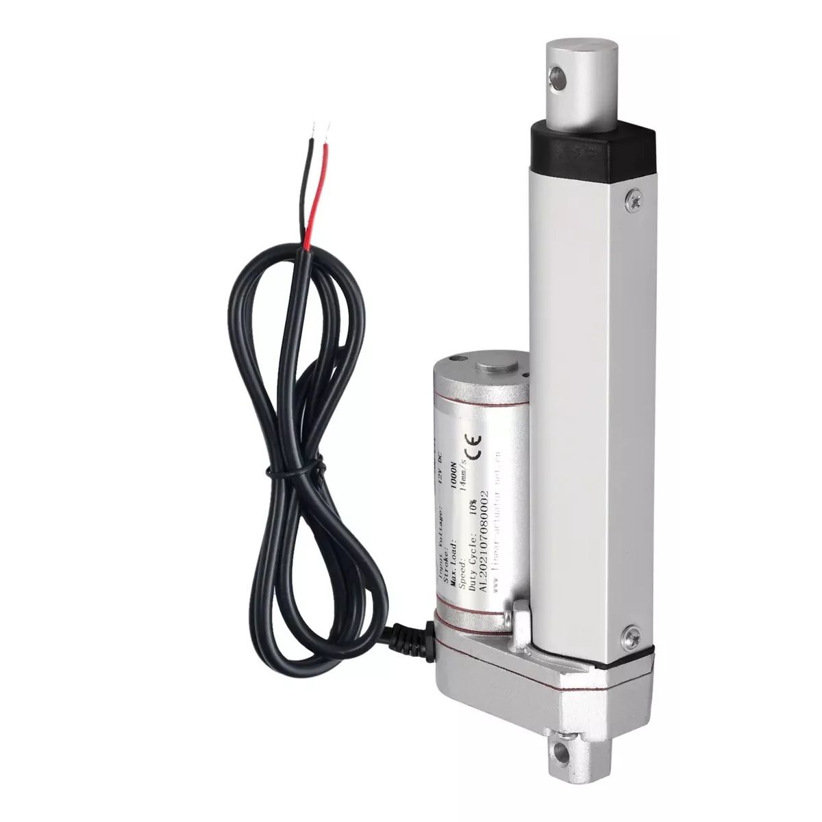 GENERICO - Actuador Lineal Dc 12v 1000n Extensión 10cm Nm Elevador Eléctrico