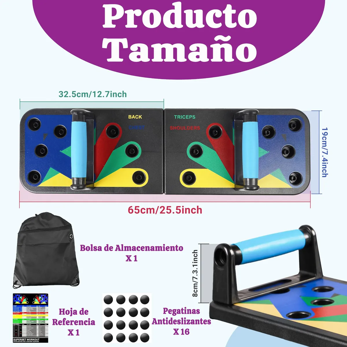 GENERICO - Tabla De Flexiones Multifuncional Ejercicio Gimnasio Casa