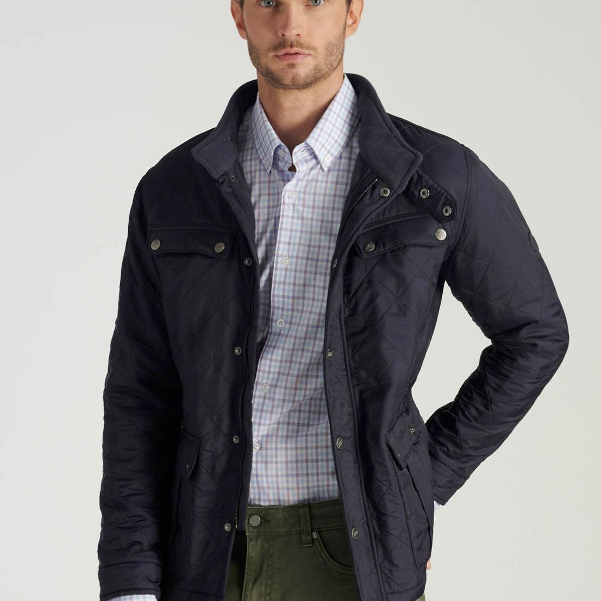 NEW MAN - Chaqueta Basols Heritage Azul Newman
