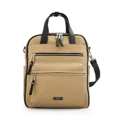 AMPHORA - Mochila joselina mediana beige oscuro