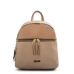 AMPHORA - Mochila mediana benin beige