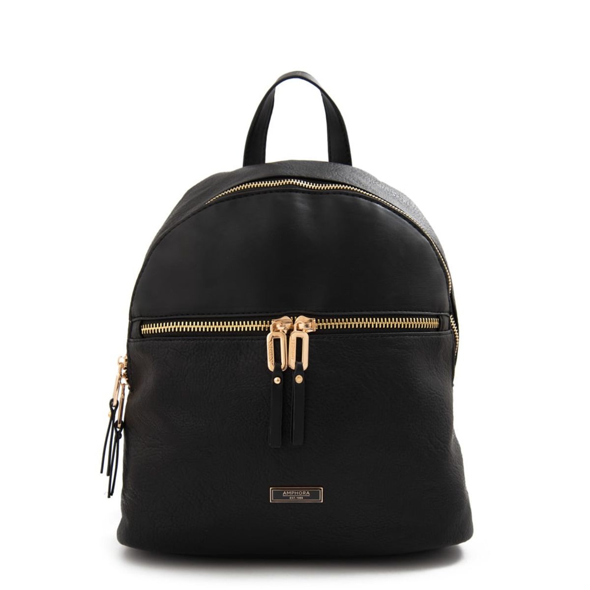 AMPHORA - Mochila benin mediana negro