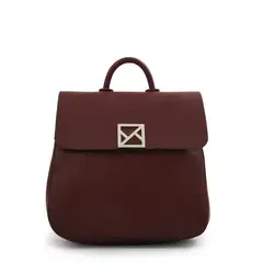 AMPHORA - Mochila con tapa mediana porto burdeo