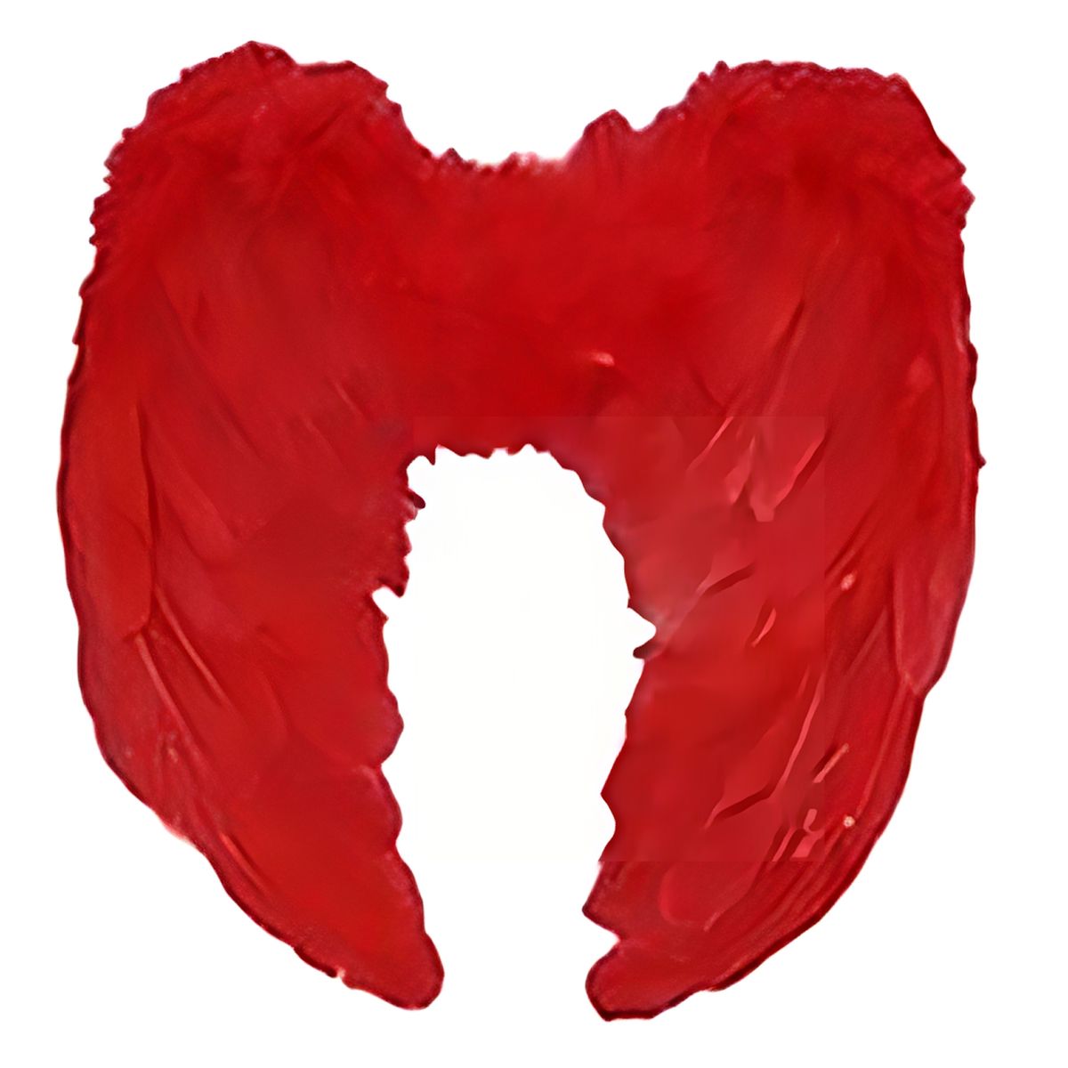 GENERICO - Alas de Angel de Plumas - Roja - Medianas
