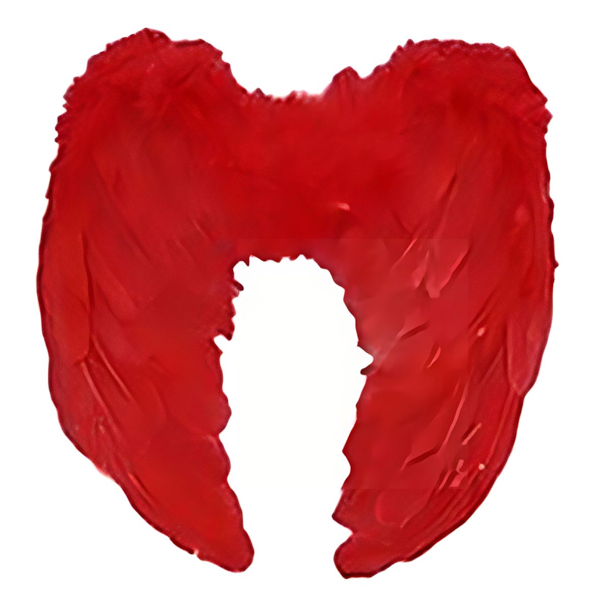 GENERICO - Alas de Angel de Plumas - Roja - Medianas