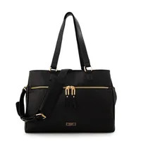 Cartera tote porta notebook grande benin negro