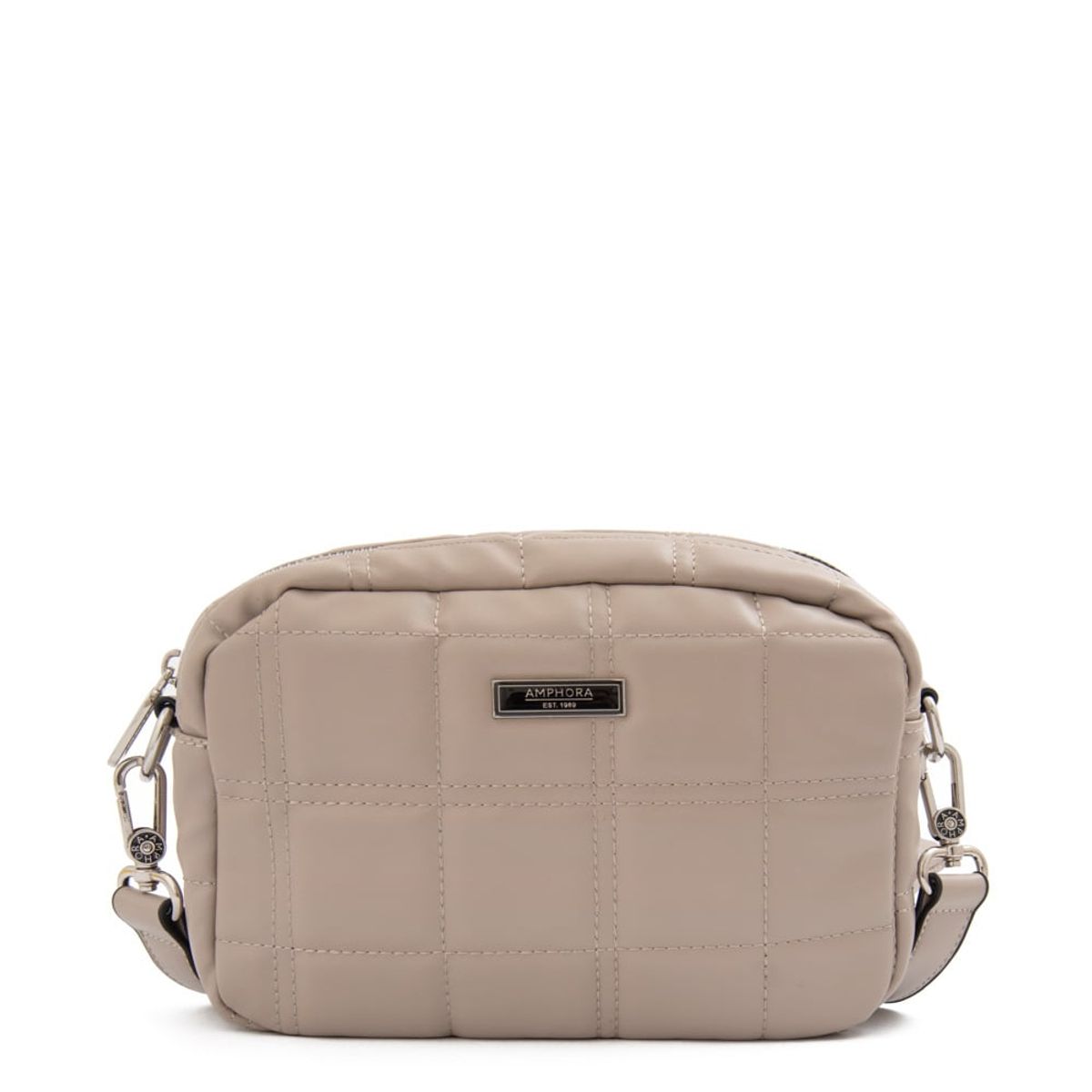 AMPHORA - Cartera Bandolera pequeña croacia taupe