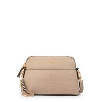 Cartera bandolera genova pequeña beige