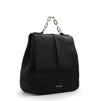 Imagen 2 del producto Mochila con tapa carol mediana negro