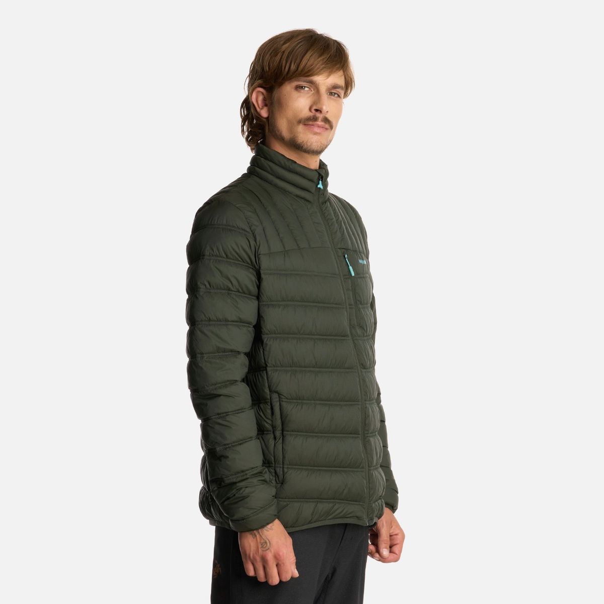 HAKA HONU - Chaqueta Hombre Ultraliviana Verde Militar Haka Honu