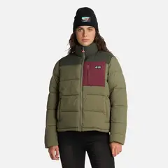 HAKA HONU - Chaqueta Mujer Aislada Verde Oliva