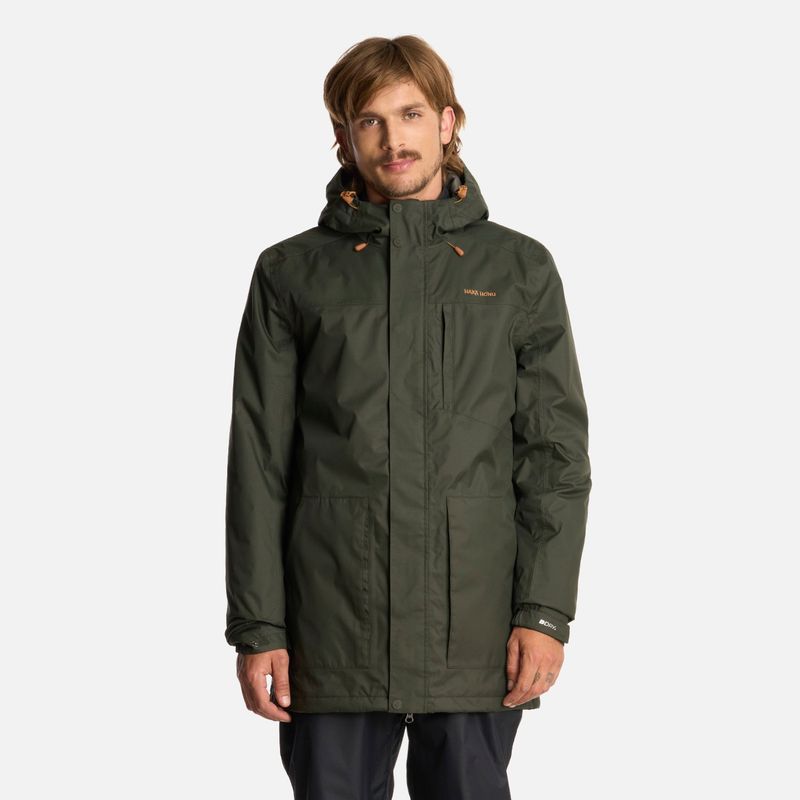 HAKA HONU - Chaqueta Hombre Terranova Verde Militar Haka Honu