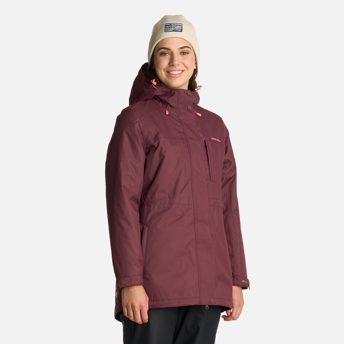 HAKA HONU - Chaqueta Mujer Terranova Burdeo Haka Honu