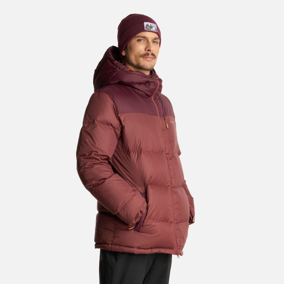 HAKA HONU - Chaqueta Hombre Campo Base Vino Haka Honu