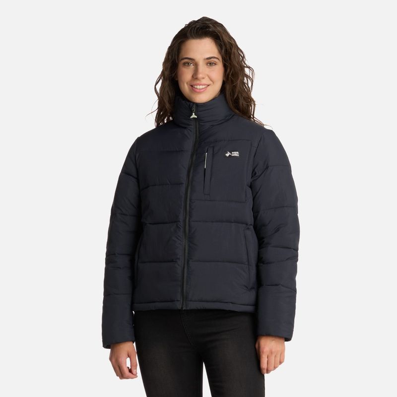 HAKA HONU - Chaqueta Mujer Aislada Negro Haka Honu