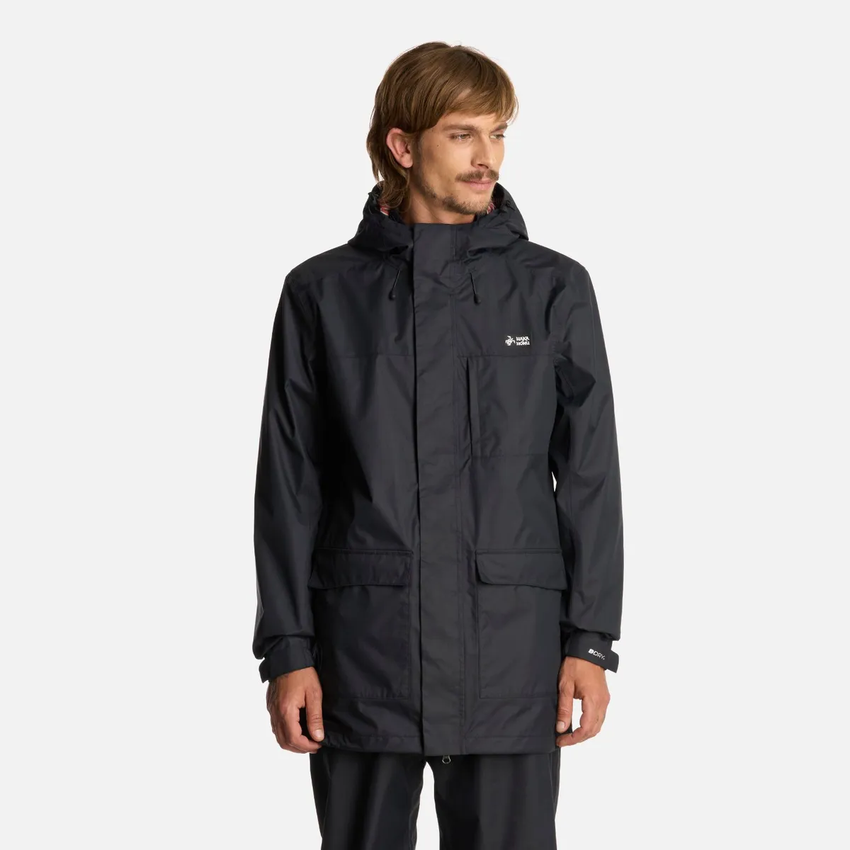 HAKA HONU - Chaqueta Hombre Kauai Negro Haka Honu