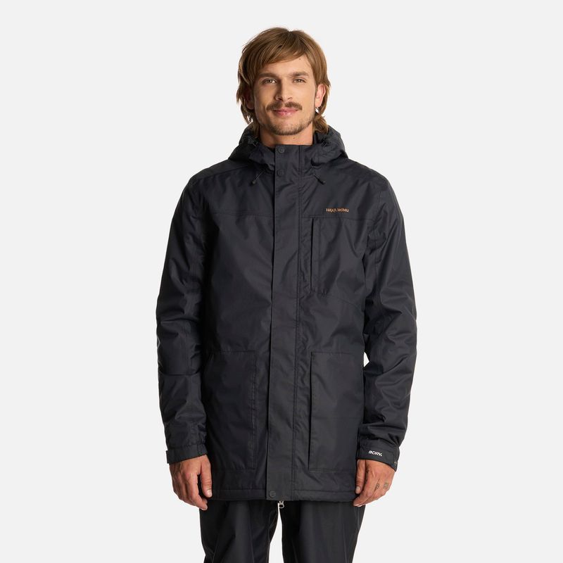 HAKA HONU - Chaqueta Hombre Terranova Negro Haka Honu