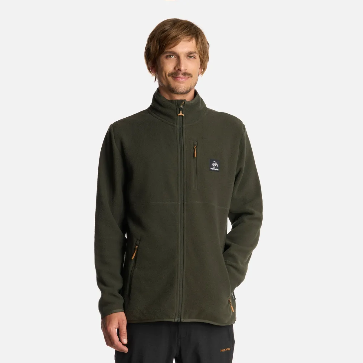 HAKA HONU - Polerón Hombre Tokerau Pro Verde Militar Haka Honu