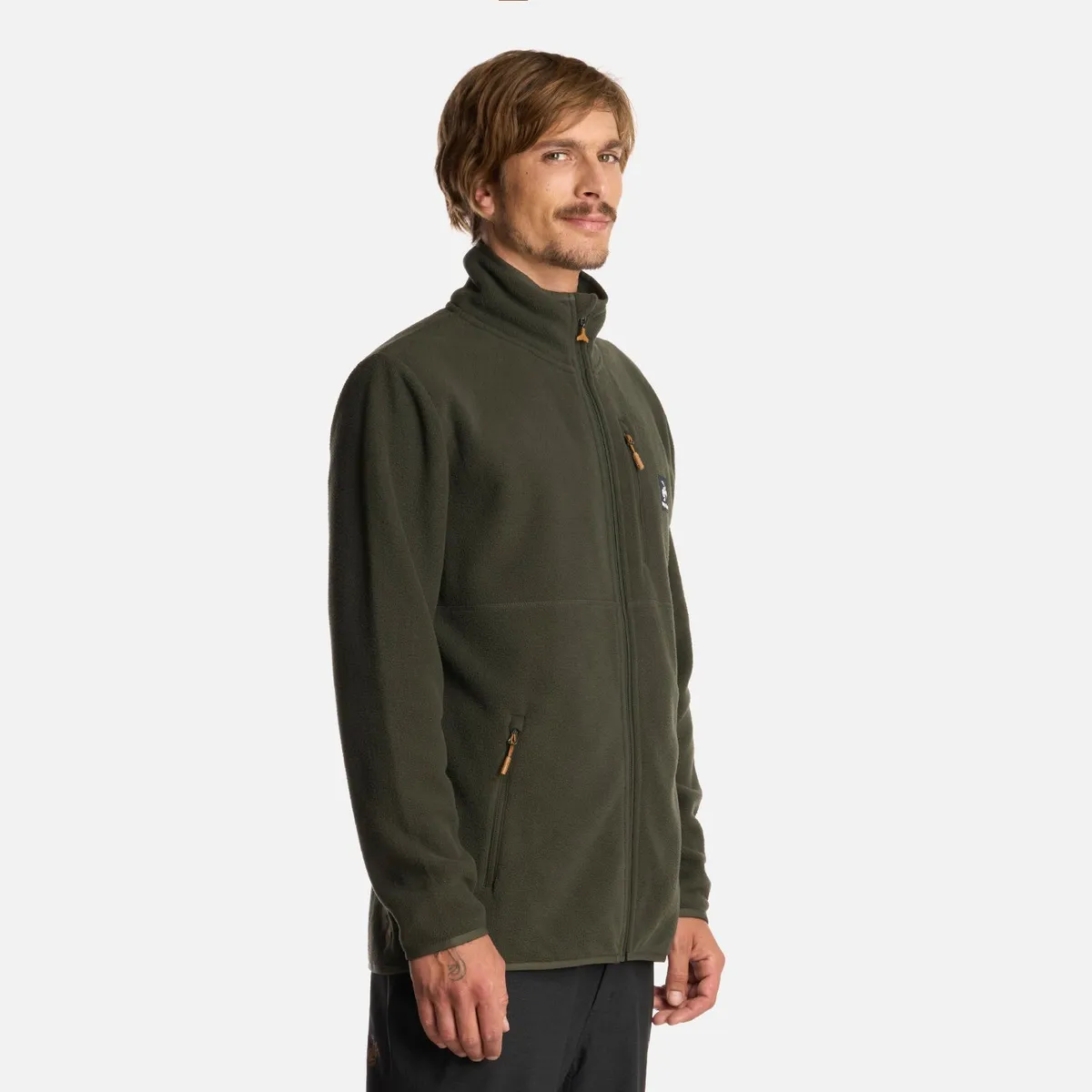 HAKA HONU - Polerón Hombre Tokerau Pro Verde Militar Haka Honu