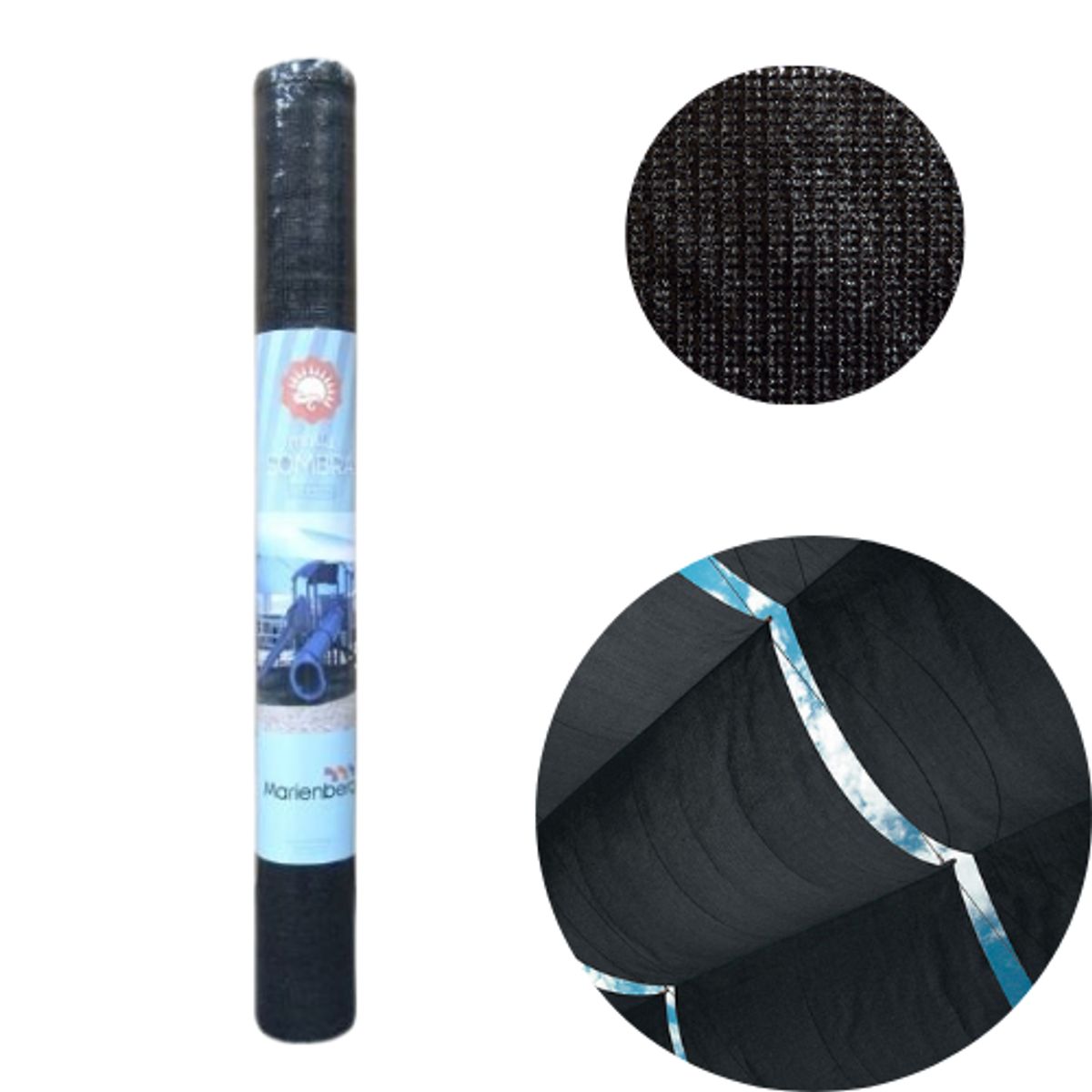 TREETOP - Mallas Sombra Lisa 80% de 2,1 × 10 m color Negro