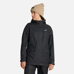 HAKA HONU - Chaqueta Mujer Kauai Negro